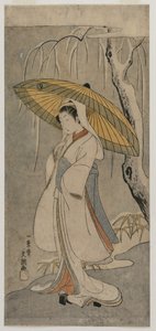 Segawa Kikunojo II als die Reiherjungfrau aus der Serie Ichimura Theater, 1770