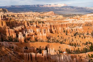 Hoodoos - durch Erosion entstandene Türme - im Bryce Canyon Nationalpark in Utah, 2019