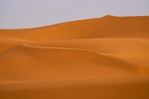 Sanddünen von Erg Chebbi, Sahara-Wüste in Marokko, 2022