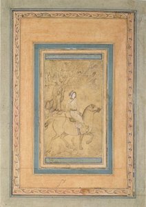 Reiter in einer Landschaft, Mitte des 17. Jahrhunderts von Iranian Master