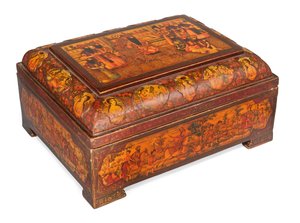 Qajar-Kasten (lackiertes Pappmaché)