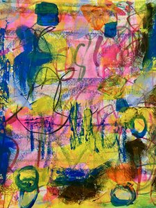 Farbenfrohe Abstrakte Expression