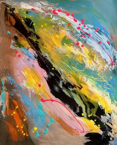Dynamischer Farbspritzer von Irene Chua