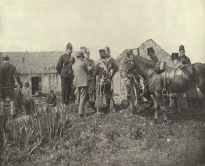Zwangsräumungsszene, Vandeleur Anwesen, County Clare von Irish Photographer