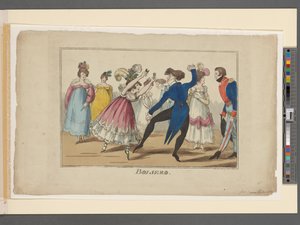Boliero, ca. 1800-09 von Irish School
