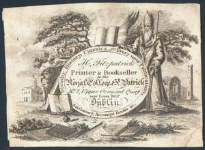 Handelskarte, H Fitzpatrick (Gravur) von Irish School