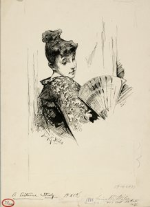Eine Kostümstudie von Irving Ramsay Wiles
