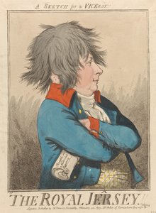Der königliche Jasey!! Eine Skizze für einen Vizekönig!! von Isaac Cruikshank