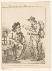 Zwei Männer in einem Dorfcafé in Derbyshire von Isaac Cruikshank