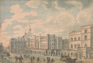 Ansicht der Häuser von Lords und Commons vom Old Palace Yard