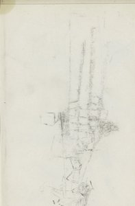 Abklatsch der Kreidezeichnung auf Blatt 25 verso von Isaac Israels