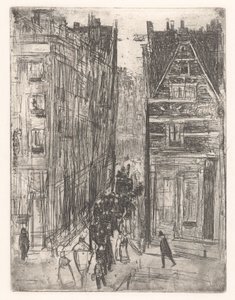 Gasthuismolensteeg in Amsterdam von Isaac Israels