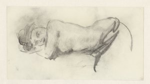 Liegender weiblicher Akt von Isaac Israels