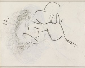 Studie, möglicherweise eine Figurenstudie von Isaac Israels