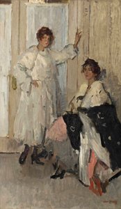 Die Schaufensterpuppen Ippy und Gertie bei Hirsch, Amsterdam, ca. 1915-17