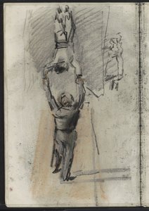 Zwei Akrobaten, möglicherweise auf der Bühne von Isaac Israels