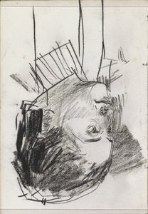 Frauenkopf im Profil von Isaac Israels