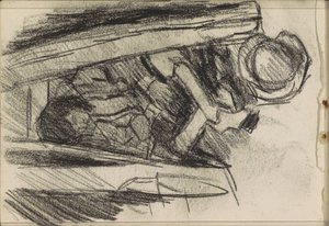 Sitzender junger Mann von Isaac Israels