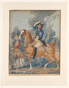 Willem V zu Pferd von Isaac Lodewijk la Fargue van Nieuwland