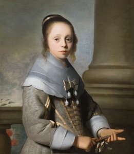 Porträt eines Mädchens, um 1650 von Isaac Luttichuys