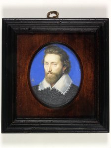 Ein Gentleman traditionell als Thomas Howard, 2. Earl von Arundel identifiziert von Isaac Oliver