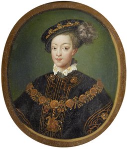 Edward VI 1537-1553, König von England, 16. Jahrhundert von Isaac Oliver