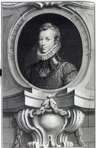 Sir Philip Sidney, graviert von Jacobus Houbraken, 1743 von Isaac Oliver