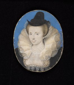 Unbekannte Dame, ca. 1595-1600 von Isaac Oliver