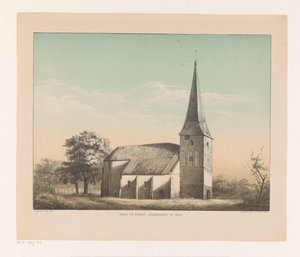 Ansicht der Kirche in Emmen von Isaac Reijnders Sz.
