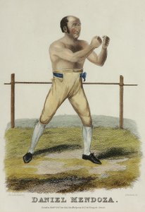Daniel Mendoza, graviert von P. Roberts, veröffentlicht 1822 von Isaac Robert (after) Cruikshank