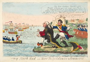 Boney Stark Mad oder Mehr Schiffe Kolonien & Handel, veröffentlicht 1808
