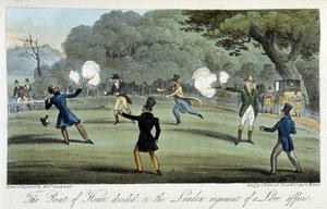 Duell mit einer Pistole aus Herzensangelegenheiten - in „The English Spy“ von Charles Molloy Westmacott, ill. von Robert Cruikshank, London von Isaac Robert Cruikshank