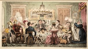 Liston und die Lämmer oder das Bürgerdinner, aus The English Spy