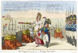 Der Wunsch der Kaiserin oder Boney verwirrt! von Isaac Robert Cruikshank