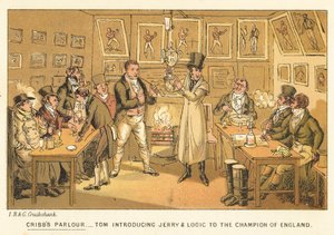 Cribbs Salon von Isaac, Robert and George Cruikshank