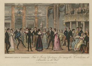 Höchstes Leben in London von Isaac, Robert and George Cruikshank