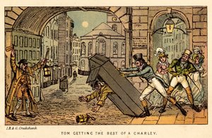 Tom besiegt einen Charley von Isaac, Robert and George Cruikshank