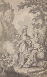 Frontispiz für Town and Country Magazine, Band II, Nr. 1 von Isaac Taylor