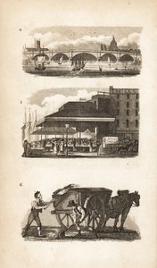 Neue London Bridge, Billingsgate und der Müllmann von Isaac Taylor