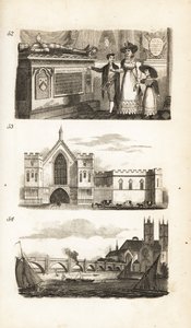 Gräber in der Westminster Abbey, Westminster Hall und Westminster Bridge