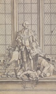 Unidentifizierte Zeitschrift / Theaterillustration von Isaac Taylor