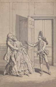 Unidentifizierte Zeitschrift / Theaterillustration