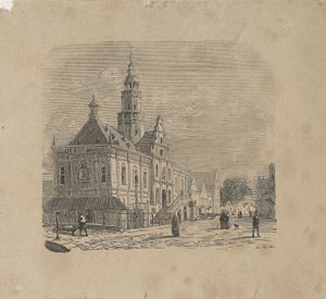Ansicht des Rathauses in Bolsward