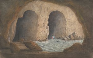 Ansicht der Höhlen von Syrini - Sorrent / Bucht von Neapel von Isaac Weld