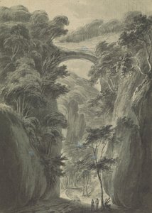 Ansicht der Felsenbrücke von Isaac Weld