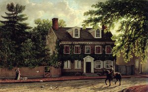 Washingtons Residenz in Germantown, c.1880