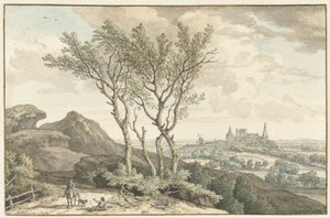 Ansicht des Schlosses Bentheim von Isaac de Moucheron