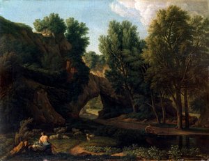 Landschaft, spätes 17. oder frühes 18. Jahrhundert