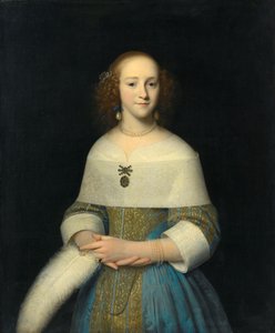 Porträt einer jungen Dame von Isaack Luttichuys