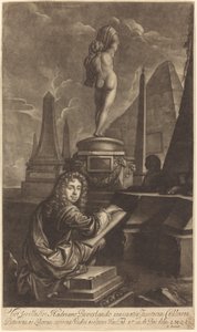 Adrian Beverland zeichnet von einer Statue